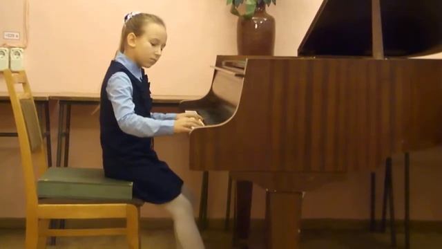 Жолобова Анастасия - С. Майкапар «Педальная прелюдия №1» смотреть онлайн