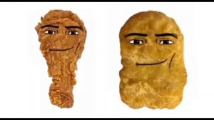 куриная ножка и нагетс 1 час поют французскую песню