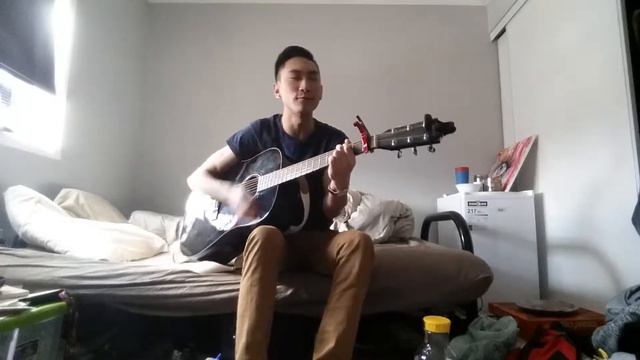 Easy How to play Riptide - Vance Joy Acoustic Guitar Cover смотреть онлайн