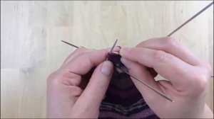 Как связать носки спицами. Мысок носка. Урок 5