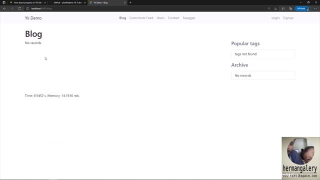 Yii3 Demo Application Template (Advanced) смотреть онлайн