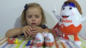Киндерино большое яйцо с сюрпризом распаковка Giant Kinder Surprise with surpris