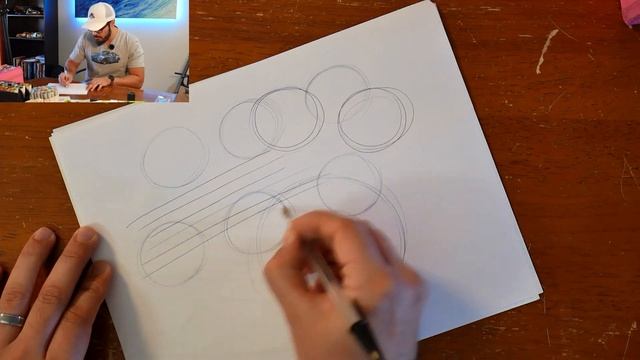 How to draw perfect circles FREEHAND? Just do this!! смотреть онлайн