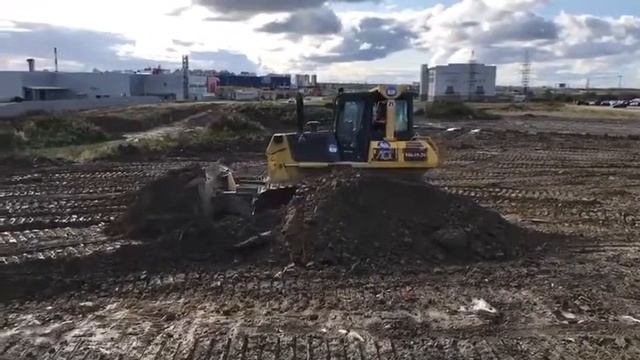 Бульдозер СПб - Komatsu D41 - «ЛСТ-АРЕНДА» #bulldozer смотреть онлайн