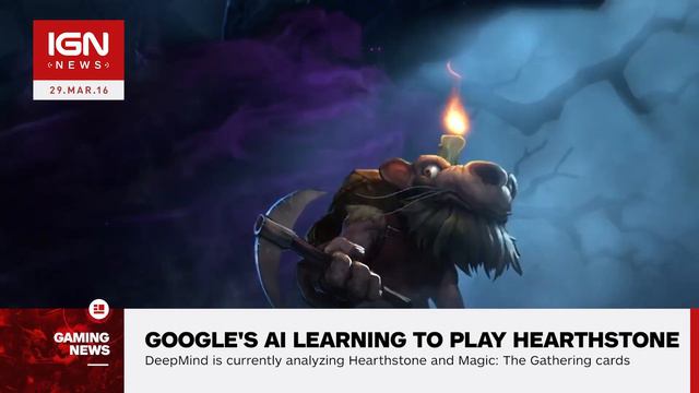 Google's AI DeepMind Learning How to Play Hearthstone, Magic: The Gathering - IGN News смотреть онлайн
