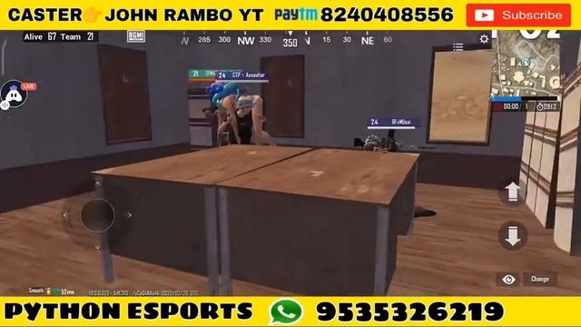 BGMI DAILY SCRIMS OF T1/T2 Players || DAY 1 ? || Org.By?Python Esports Caster?John_Rambo_Yt смотреть онлайн