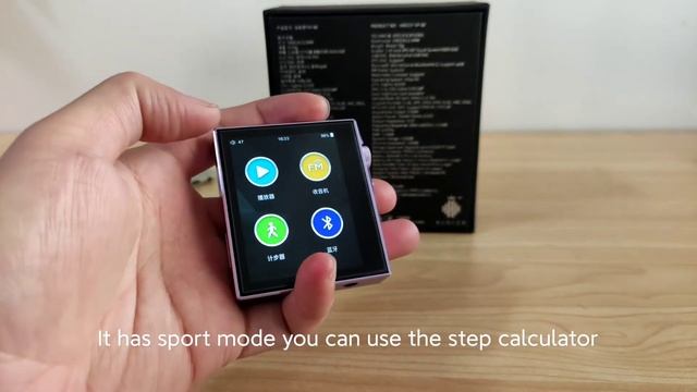 「Victor's Uncasing」Hidizs AP80 audio player in violet. смотреть онлайн
