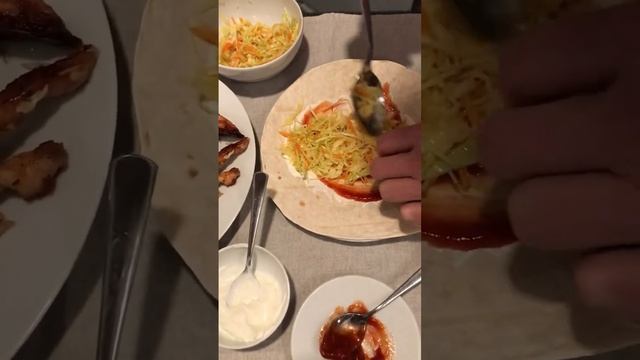 Шаурма  на ужин домашняя вкуснейшая ?