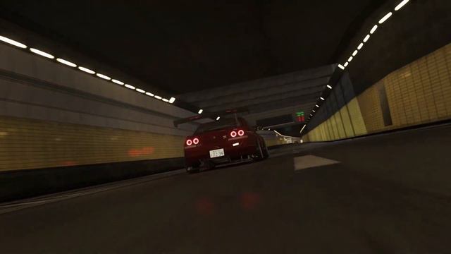 Milky Way at night in Tokyo,Yokohama/Assetto Corsa смотреть онлайн