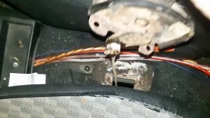 Замена рычага ручника и короткого троса ваз 2107