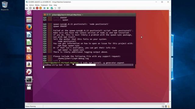 LInux - Install VS Code, Node.Js, Yeoman & Asp.Net Core Generator смотреть онлайн