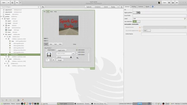 Linux Gtk Glade Programming Part 18 - Adding a Menu Bar смотреть онлайн