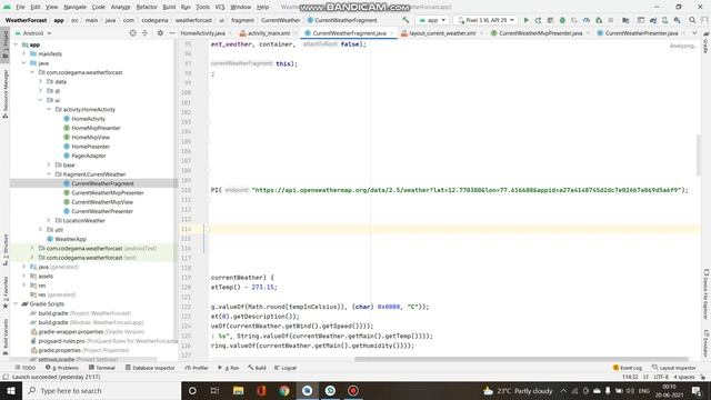 The Weather Forecast App | Android application | JAVA | MVP design pattern смотреть онлайн