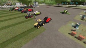 Разгрузка любых неполных тюков | Farming Simulator 22