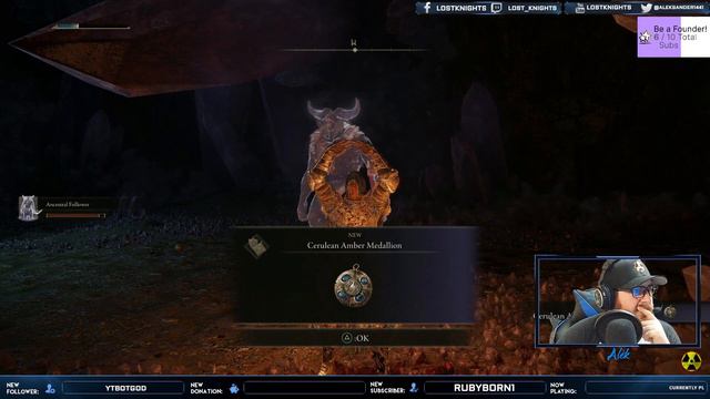 Bloodhound Knight | Lakeside Crystal Cave Liurnia (BOSS) - Elden Ring - Lost Knights смотреть онлайн