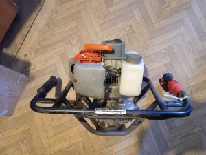 Проверка искры свечи мотобура Hammer MTB80