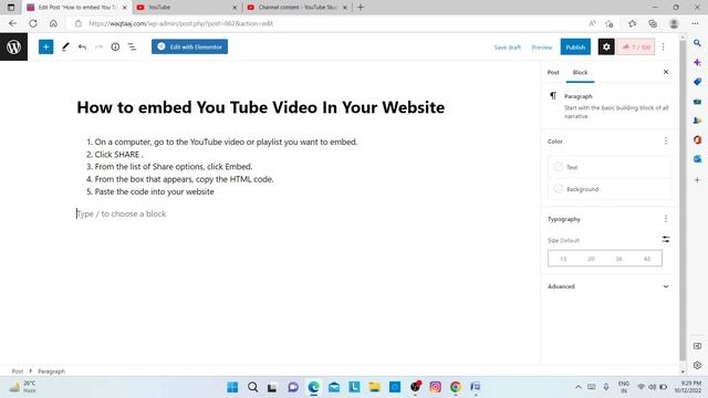 Embed a YouTube Video in HTML and Make it Responsive смотреть онлайн