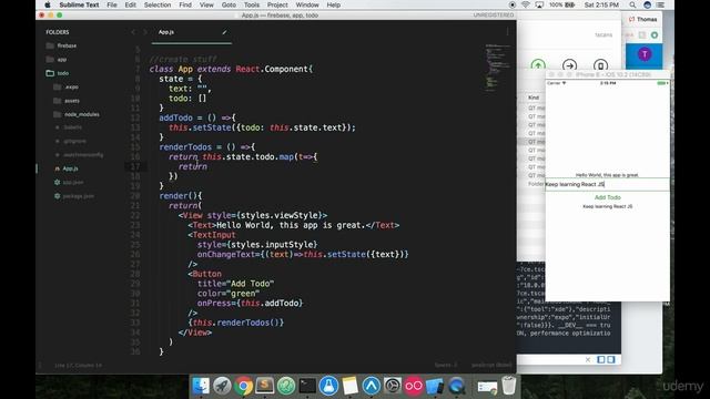 [React Native Expo] To Do App - Rendering a list to the screen смотреть онлайн