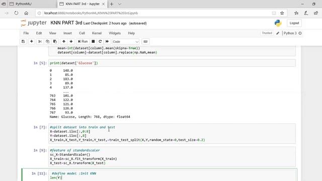 Diabetes prediction using KNN algorithm смотреть онлайн
