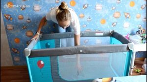 Манеж Babyton G-120 / Инструкция как собрать // Rent4babies