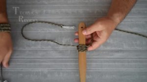 Оплетка ручки плетением кобра. Paracord