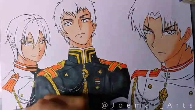 Seraph of the End - Guren, Shinya and Kureto Hiragi | Drawing / Fanart смотреть онлайн