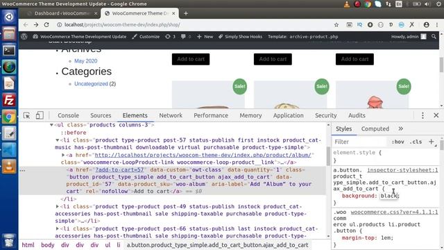 Wordpress WooCommerce Theme Development Tutorials #29 Modifying single-product.php #1 | CSS Effects смотреть онлайн
