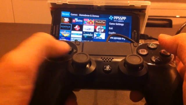How to use DualShock 4 (PlayStation 4 Controller) on ANDROID (with PSP Games and PPSSPP Emulator) смотреть онлайн