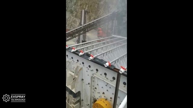 Промывка гравия/щебня. Форсунки для грохотов. смотреть онлайн