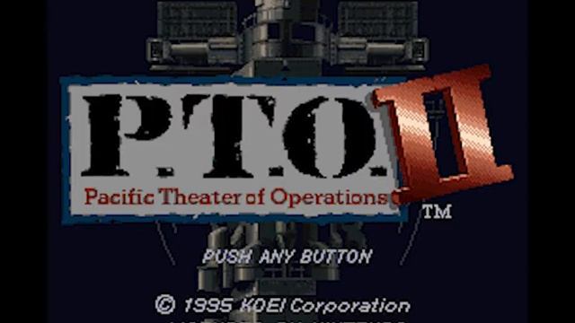 Intro-Demo - P.T.O. II - Pacific Theater of Operations (USA, SNES) смотреть онлайн