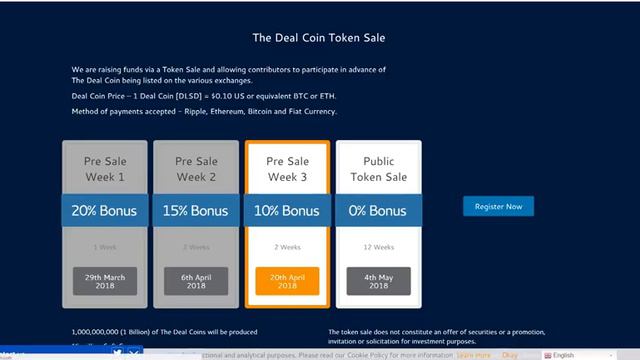 The Deal Coin ICO - децентрализованная система кредитования смотреть онлайн