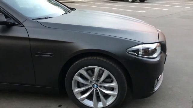 Оклейка BMW F10 в матовую пленку смотреть онлайн