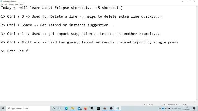 Important Eclipse IDE Shortcut for JAVA Programmer ?? || Everyone Needs to Know ⏸ смотреть онлайн