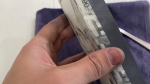 ЗАТОЧКА ножа на водном камне. БЫСТРО