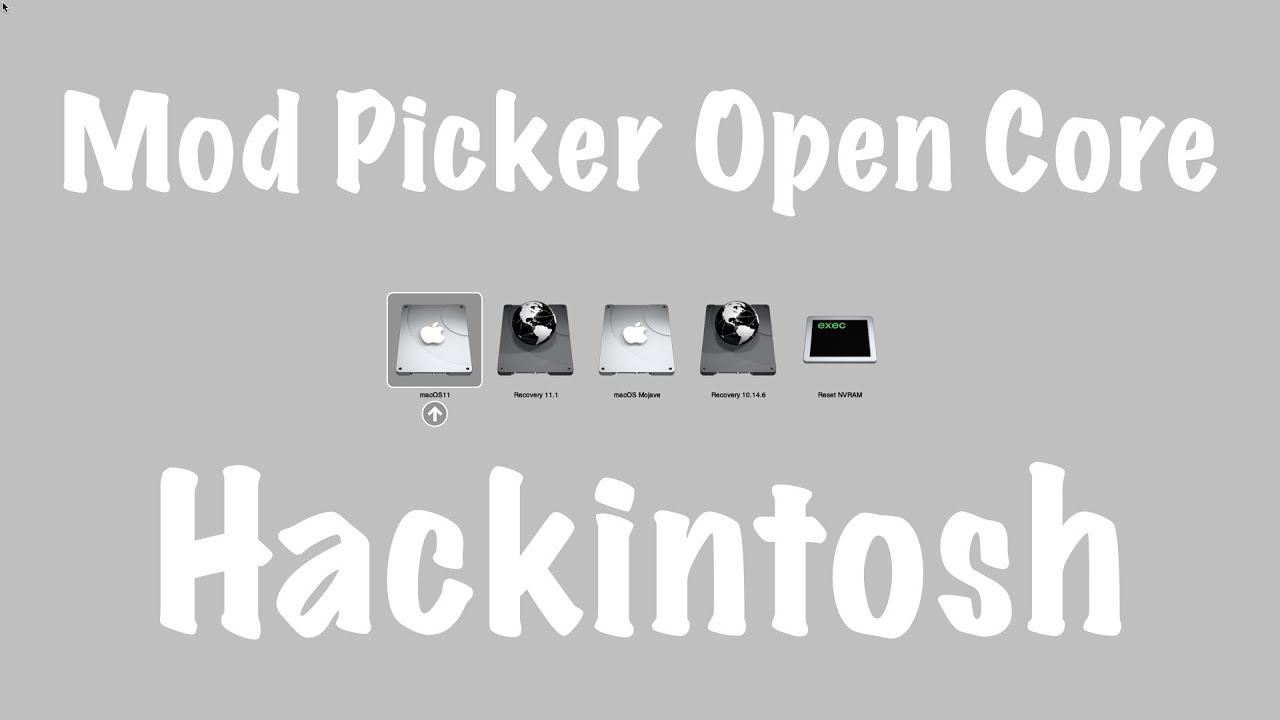 MOD PICKER OPEN CORE! HACKINTOSH смотреть онлайн