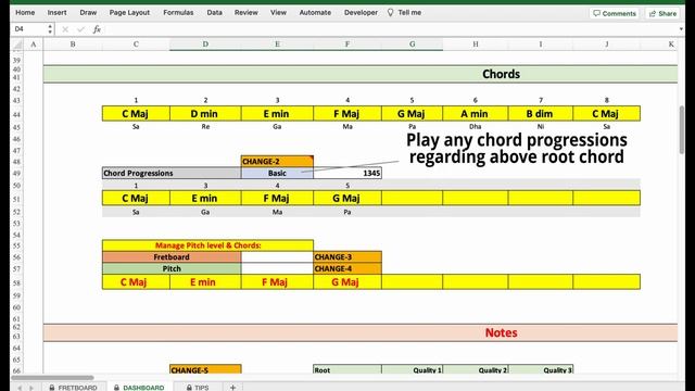 Gixel Tutorial | Guitar with excel user manual смотреть онлайн
