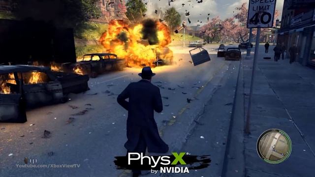 Mafia 2 - Awesome Nvidia PhysX Trailer | HD смотреть онлайн