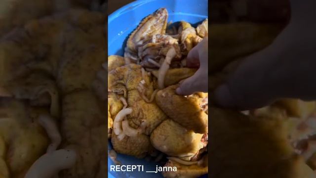 Куриные крылышки на мангале. #курица #шашлык #мангал #природа смотреть онлайн