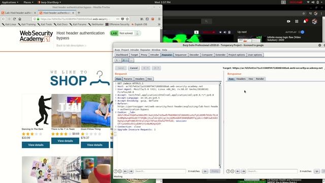 Host header authentication bypass смотреть онлайн