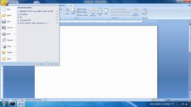 How To Enable Developer Tab In Microsoft Word | Change Language In Microsoft Office смотреть онлайн