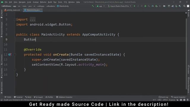 How to add call button in android studio | Create Call Button | Hindi | 2021 смотреть онлайн