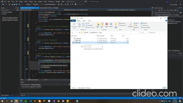 Simple Java compiler using Docker смотреть онлайн