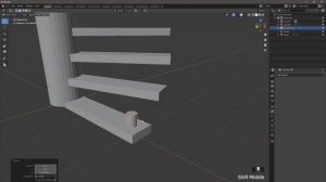 Blender 3d создание винтовой лестницы