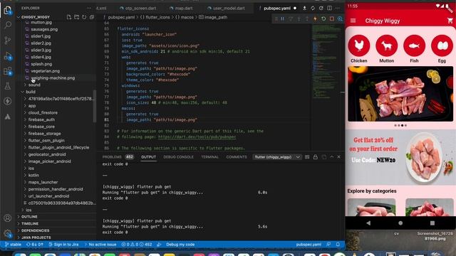 E-commerce/Food delivery web app- Flutter and Firebase | Update the name and Icon in our flutter ap смотреть онлайн