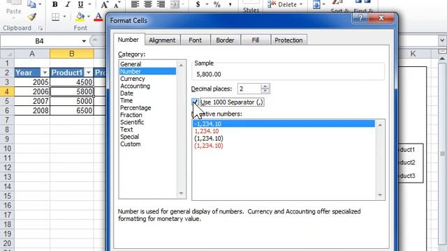 Change the Number Format - Excel 2010 смотреть онлайн