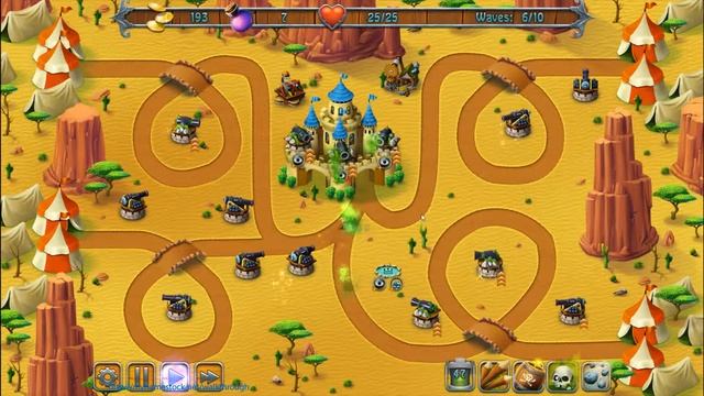 Medieval Defenders walkthrough - Normal Desert Siege - Level 14 смотреть онлайн