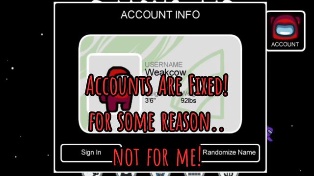 Among Us: v2021.4.2a Account fixed! play now! смотреть онлайн