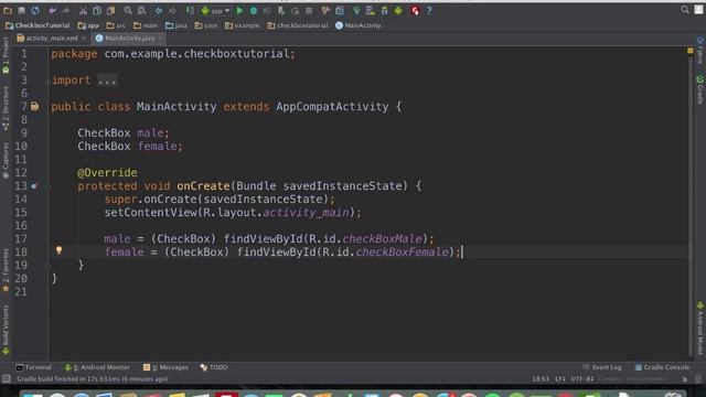 Android Checkbox Tutorial смотреть онлайн