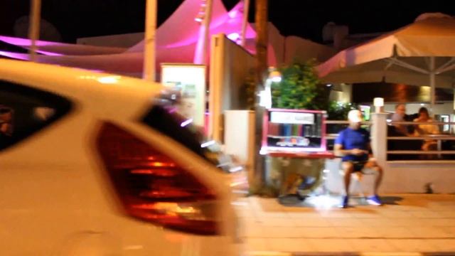 Nightlife In Coral Bay (Cyprus, Paphos). Ночная жизнь Пафоса.
