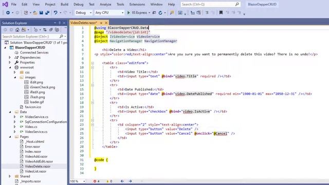 15 Page to Delete Data смотреть онлайн